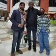 Addisu with his care team