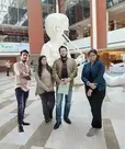 M. Rahman Anan Faruque with his care team