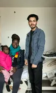 Namagembe Winnie with her care team