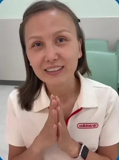 Ms. Saadat Kaykova, a Vaidam patient in Thailand