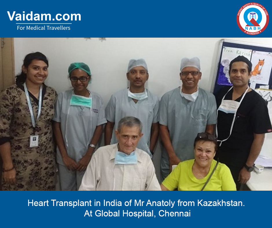 Anatoly Oleinikov, Kazakhstan, Heart Transplant in India