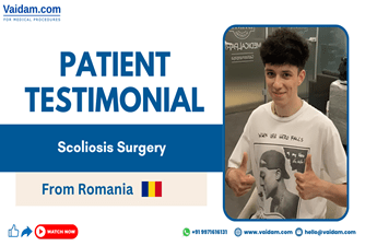 Patient from Romania received scoliosis surgery in Istanbul