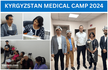 Vaidam Conducts Successful Medical Camp in Kyrgyzstan with Renowned Neurosurgeon and Oncologist