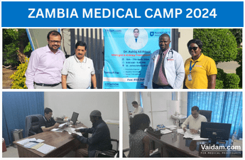 vaidam conducted medical camp at zambia 